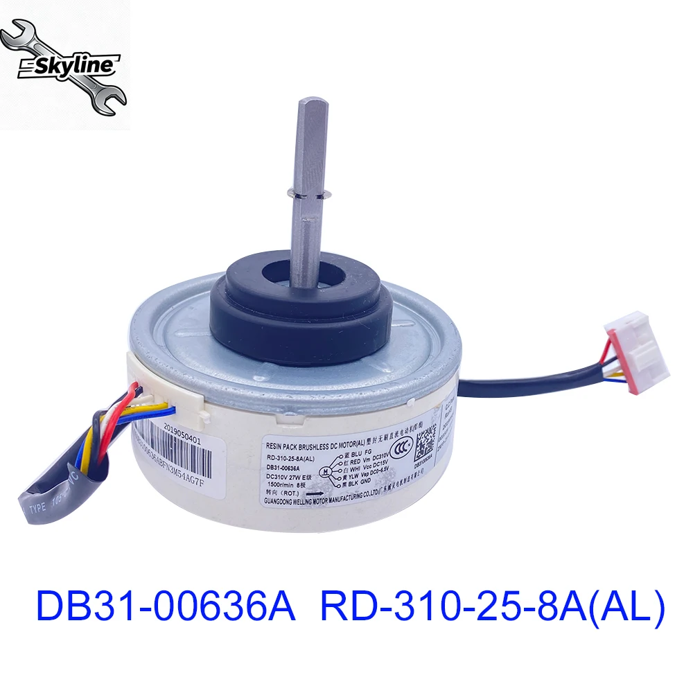 DB31-00636A Air Conditioner Fan Motor, DC310V 27W 1500rpm RD-310-25-8A(AL) SIC-41CVJ-F127-2