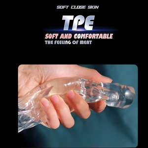 Manga de extensión del pene Condoms de eyaculación suave Condoms Bestia Bestia Extensor de pene Manga Dick Toys para adultos para hombres Masaje Vagina 8 Mejores mangas de extensor de pene de ventas - №6
