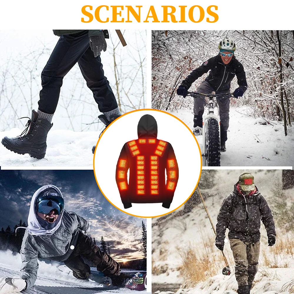 Intelligent Heating Hoodie, 38 - Outdoor Camping Zone recension och pris