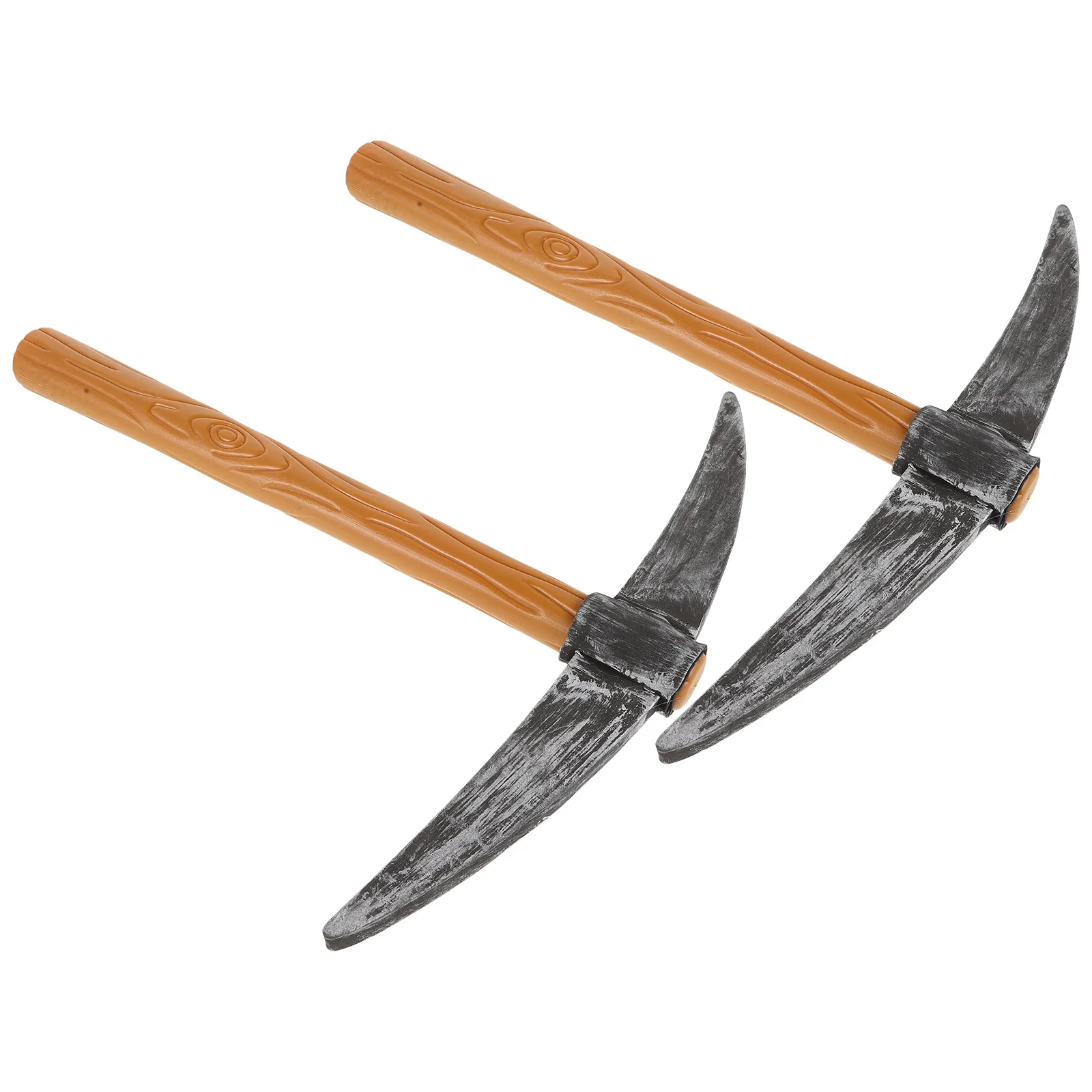 2개입 곡괭이 모형 장식 창의적인 사진 소품 공연 무대 파티 용품 사진 촬영 액세서리 의상 소품