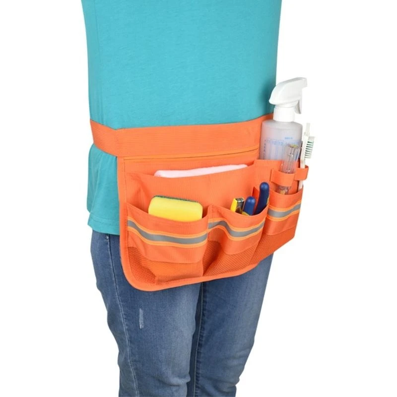 A2UD A2UD Hotel Restaurant Restaurant Cleaner Waist Belt Belt Belt Bag for W/ Pock