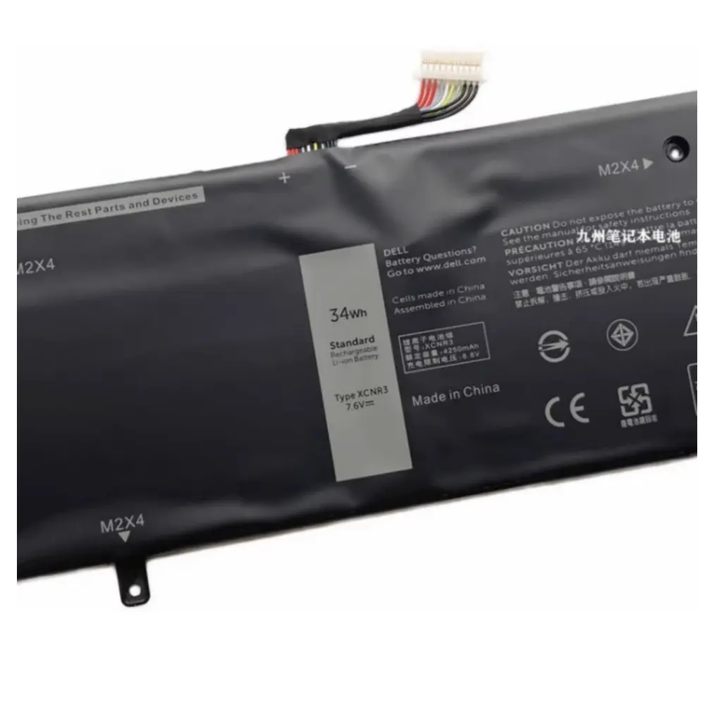 7.6V 34Wh New XCNR3 Laptop Battery For Dell Latitude13 7370 E7370 WY7CG N3KPR 0WV7CG