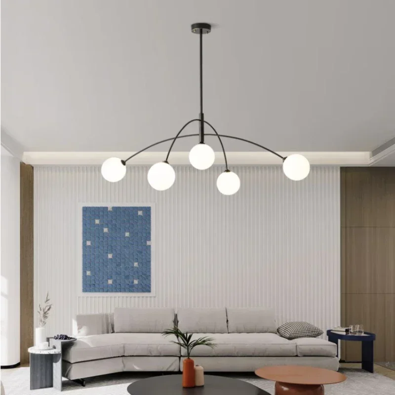 Creative Ring Ball Led Pendant Light Minimalism Nordic Dining Room Living Room Bedroom Hanging Lamp Modern Home Decor Chandelier