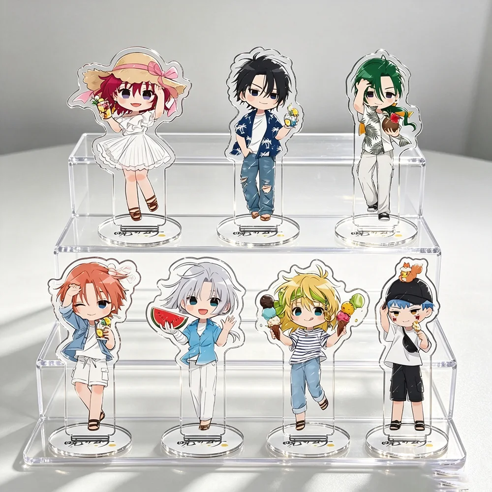 Yona Of The Dawn Series 2026 New Arrival Acrylic Stand Yona Hak Jae‑Ha Shin‑Ah Kija Zeno Q‑Version Summer Desktop Decor Keychain