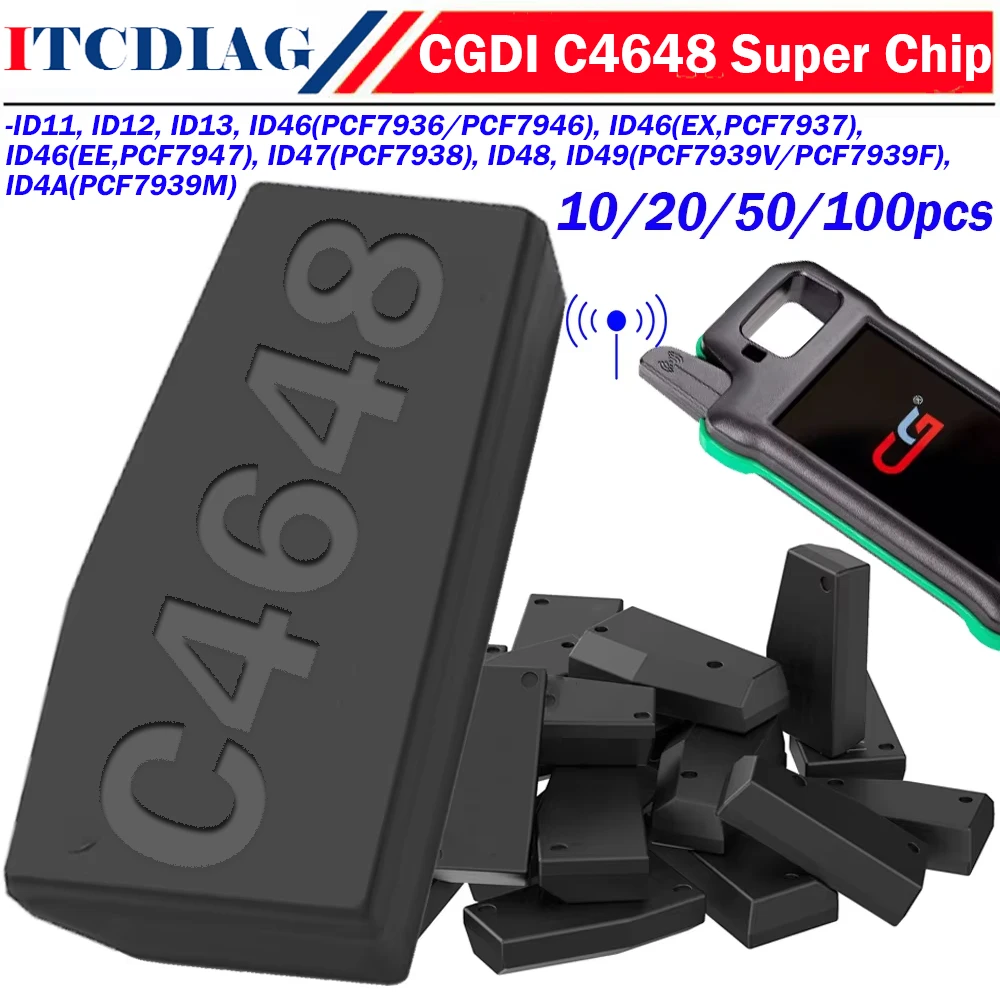 CGDI C4648 Super Chip Work With CGDI K2 Stability Multi-Type Re-Write Conversion fit ID11 ID12 ID13 ID46 ID47 ID48 ID49 ID4A