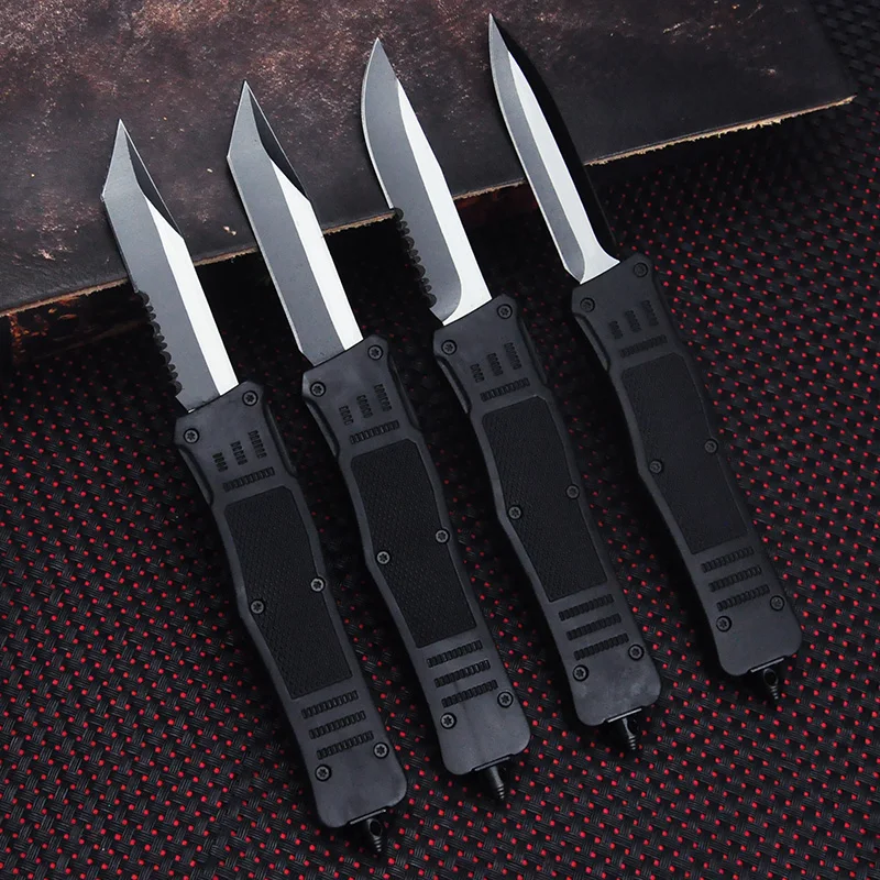 

Combat Troo Series Knife Micro OTF Tech Knife D2 Blade EDC Self Defense Tactical Pocketknives Large Medium And Small Styles