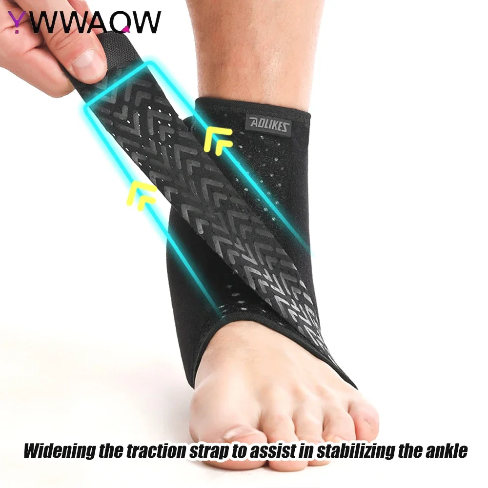 

1Pcs Ankle Brace for Sprained Ankle,Ankle Support for Women Men,Adjustable Compression Ankle Wrap for Achilles Tendonitis