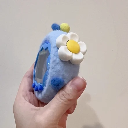 ثلاثية الأبعاد مطبوعة تماغوتشي الجنة زهرة على غرار المقبض الغطاء الواقي تماغوتشي ملحق الزخرفية الغطاء الواقي #1