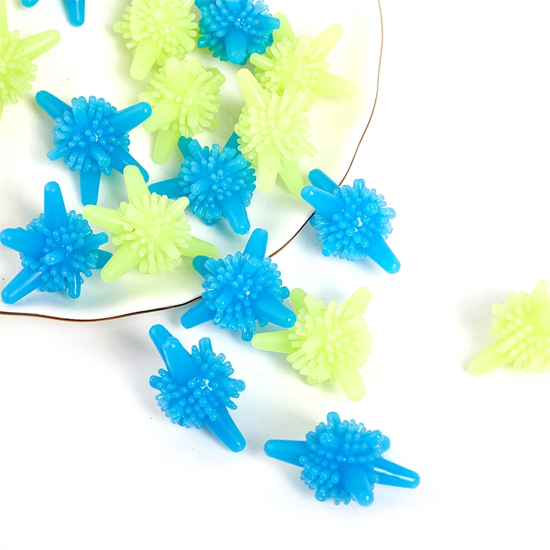 10PCS Magic Laundry Ball For Household Cleaning Washing Machine Clothes Softener Starfish Shape Solid Cleaning Balls about 4-5cm