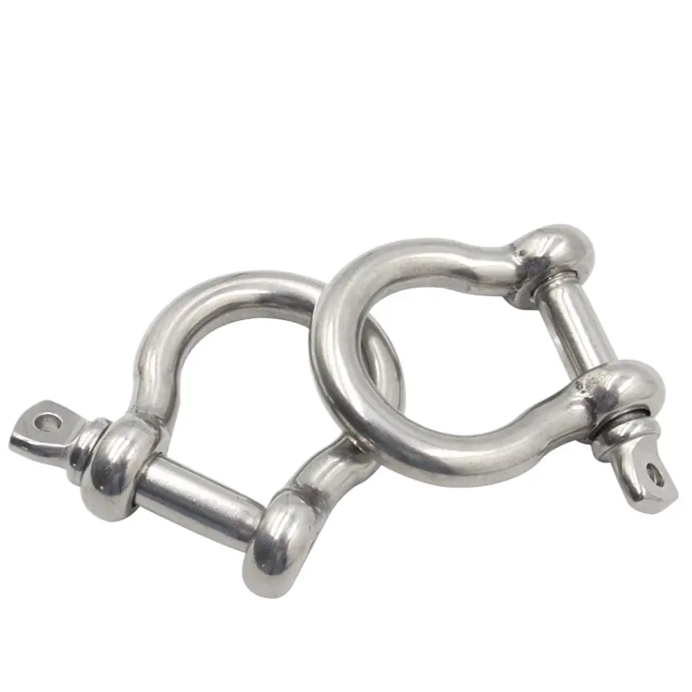 

Stainless Steel U-Bolts Bow Shackle M10/M12/M16/M20 Type U Sling Screw Bearings Rope Bolt Shackle Cufflinks