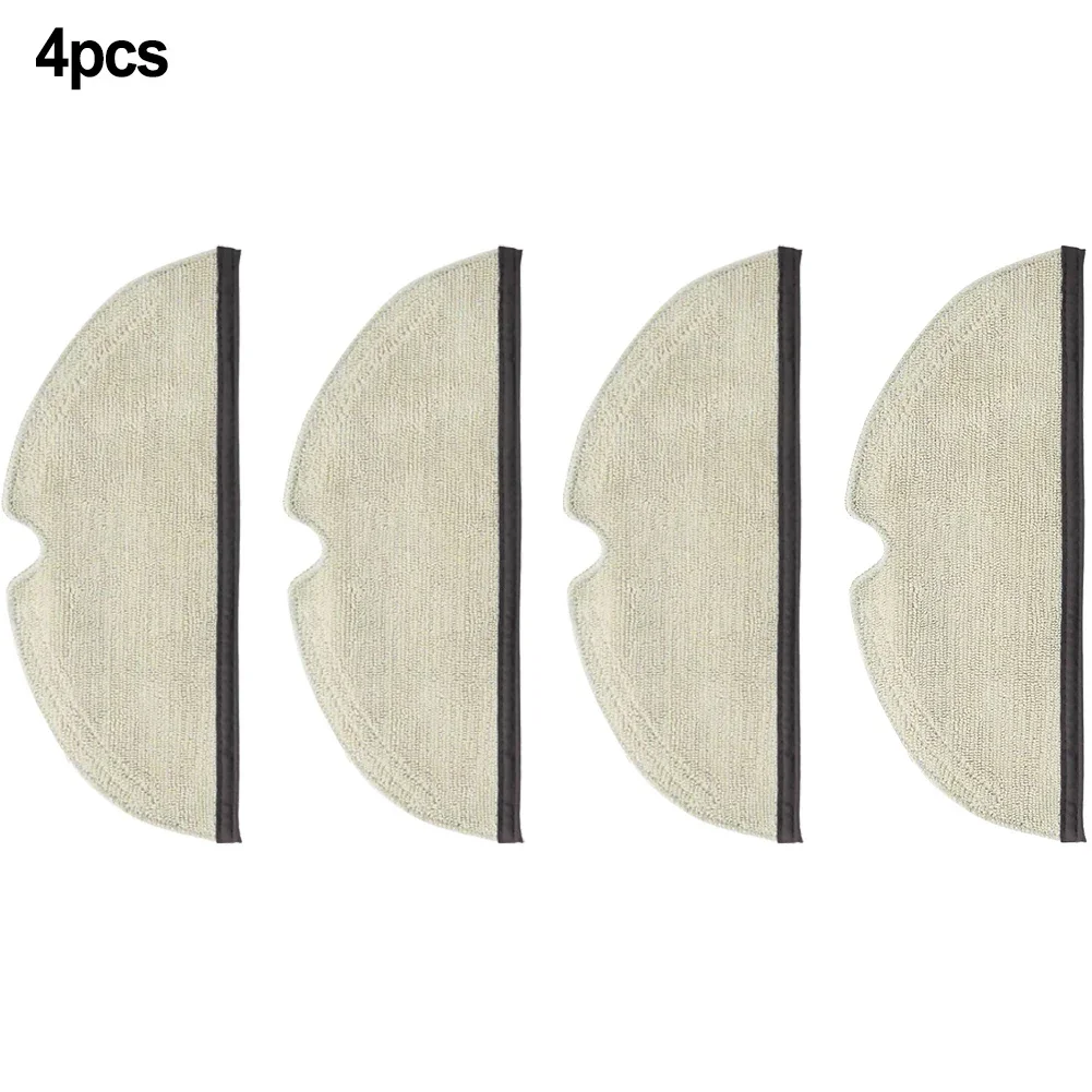 Tampon de vadrouille en microcarence pour aspirateur robot Q8 MAX Plus, tampon de vadrouille grill, accessoires de livres, 4 pièces