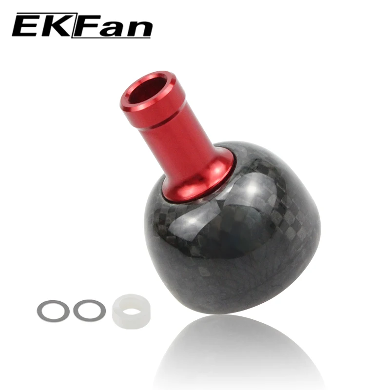 EKfan carrete de pesca con mango carbono y balancín 30/26 mm - imagen 2