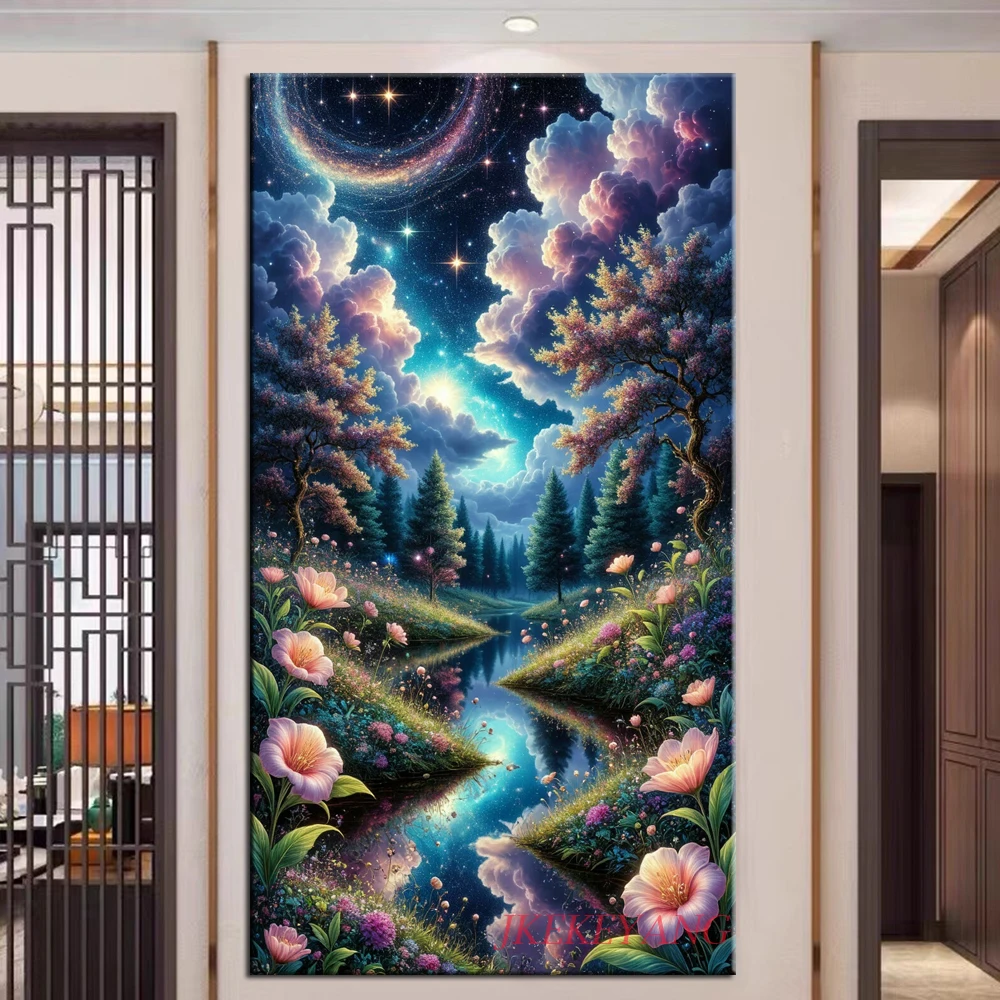 

Fantastic Forest Picture DIY Diamond Painting Cross Stitch Full Drills Diamond Mosaic New Collection Home Decor
