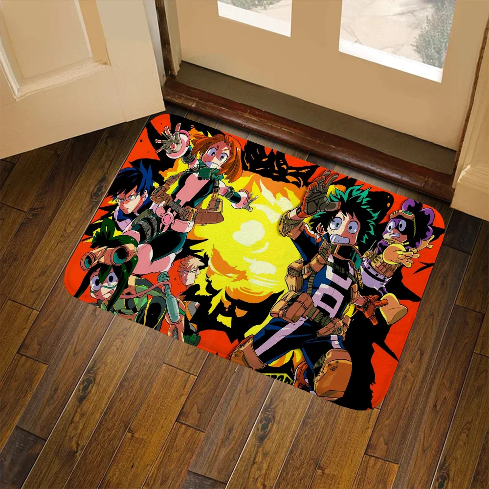 M-y Heroes-Academy Things to the House Entrance Mat Goods for Home Decor Items Luxury Carpet Floor Mats Kitchen Rugs Customized