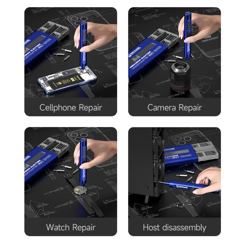 48 in 1 Precision Electric Screwdriver for iPhone Mobile Phone Camera Watch Host Repair Disassembly Tools Kit MECHANIC