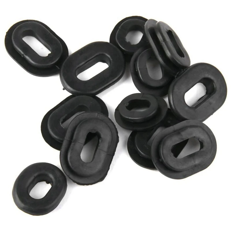 36Pcs Motorcycle Rubber Side Cover Grommets Replacement Gasket Fairings For CG125