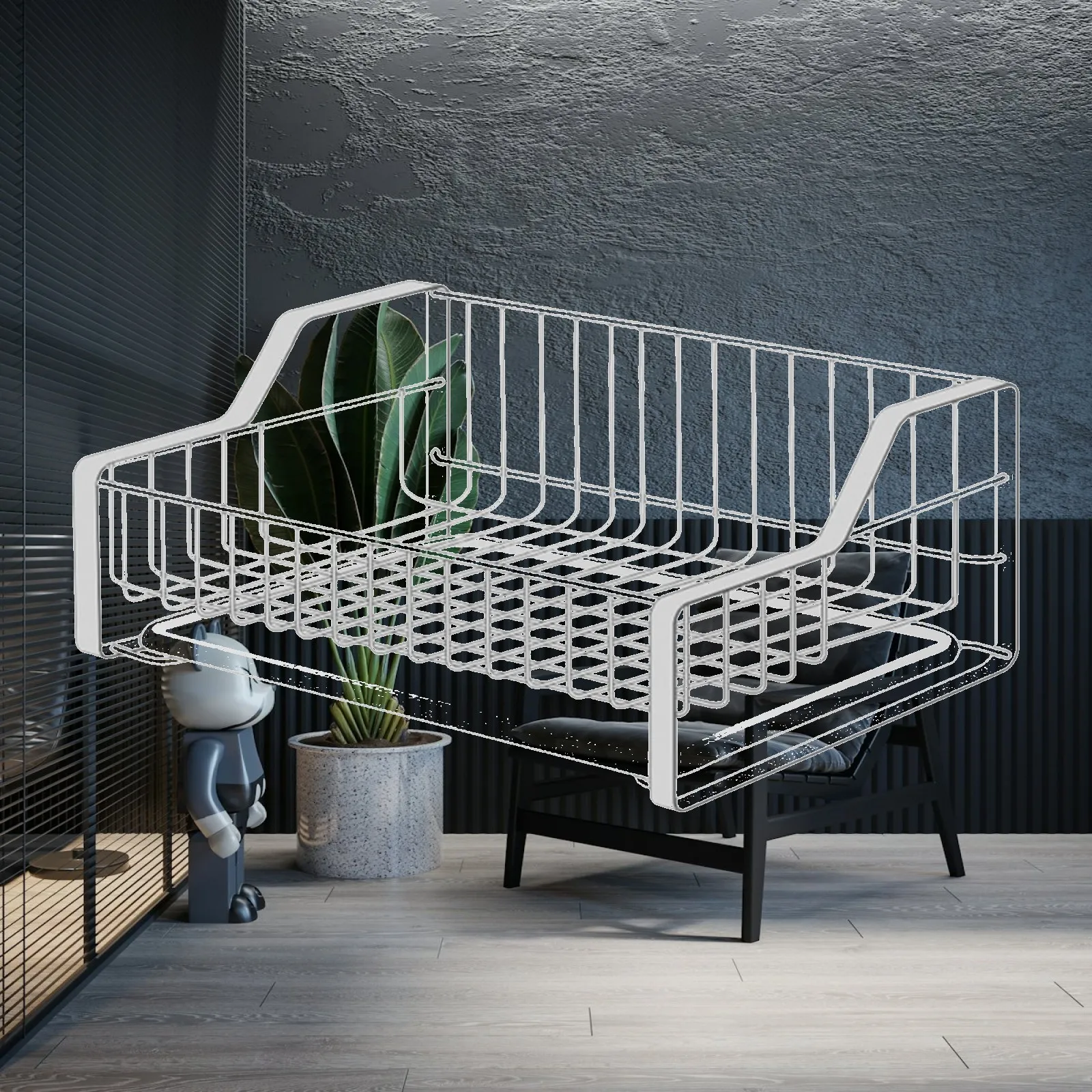 Dish Drying Rack Stainless Steel 304 Sink Shelf with Drainboard Kitchen Drainer for Small Countertops