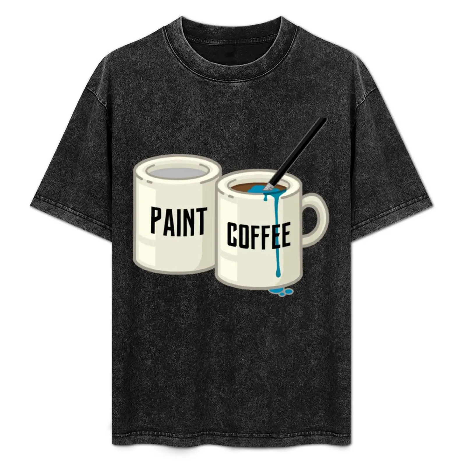 The Painter_s Struggle T-Shirt man clothes custom shirt vintage mens t shirts top quality