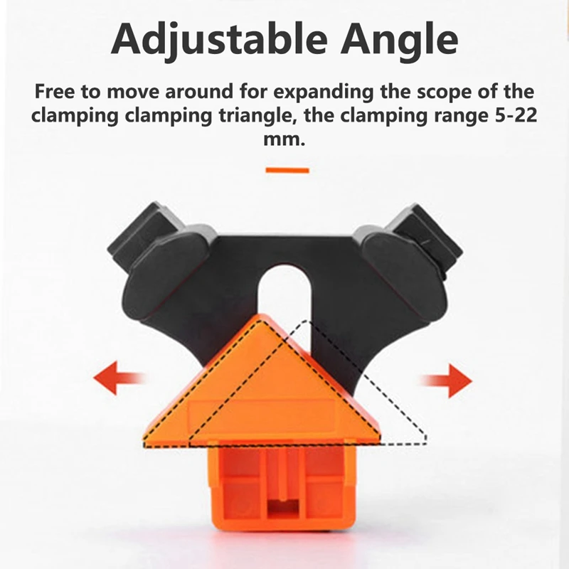 Woodworking Right Angle Fixing Clip Fixer Right Angle Clip 90 Degree DIY Spring Clip Quick Fixing Tool