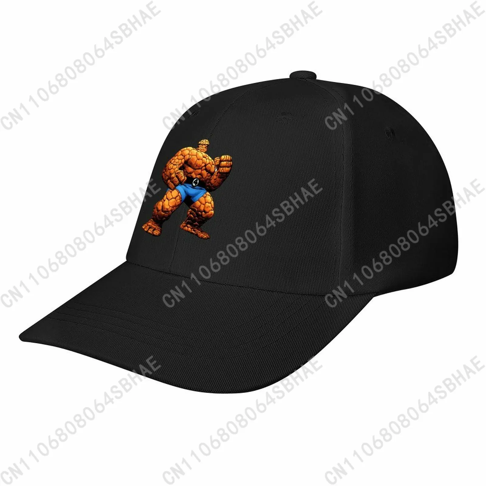 

Marvel Things Baseball Cap Men Women Curved Brim Washed Rubber Print Adjustable Daily Wear Cap Custom Casual Gift Cosplay