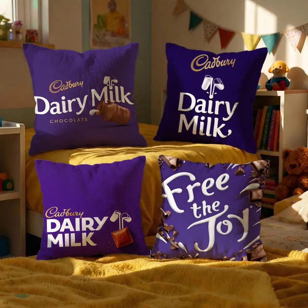 Funda de cojín decorativa de la marca Cadbury, funda para sofá, 50x50, funda de almohada de 4 piezas, 45x45, 40x40