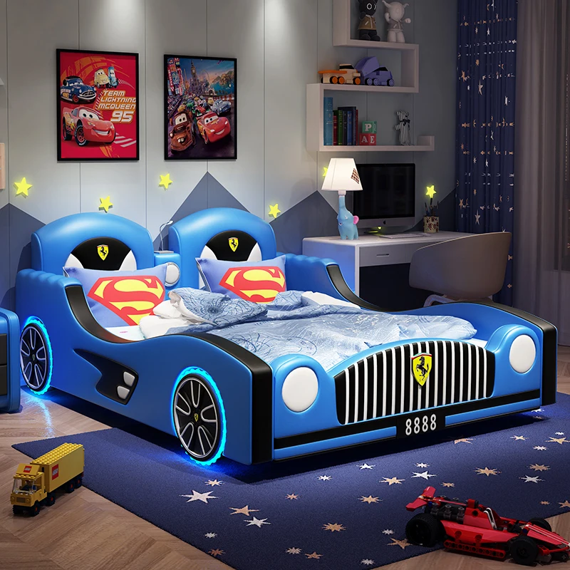 

Bedroom Children Massage Bed Frame Smart Double Modern Multifunctional Bed Sleeping Safe Letto Matrimoniale Trendy Furniture