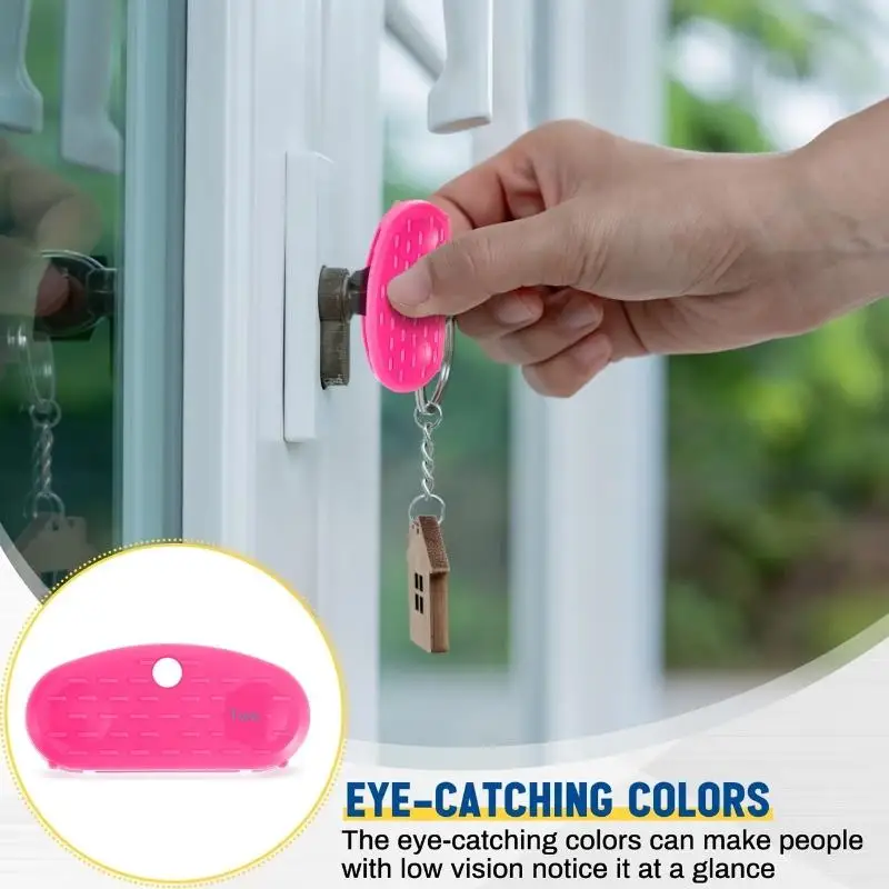 Key Turning Aid Tool Non-slip Grip Key Caps Key Holder Helper Door Opening Assistance Tool For Elderly Children Hand Discomfort