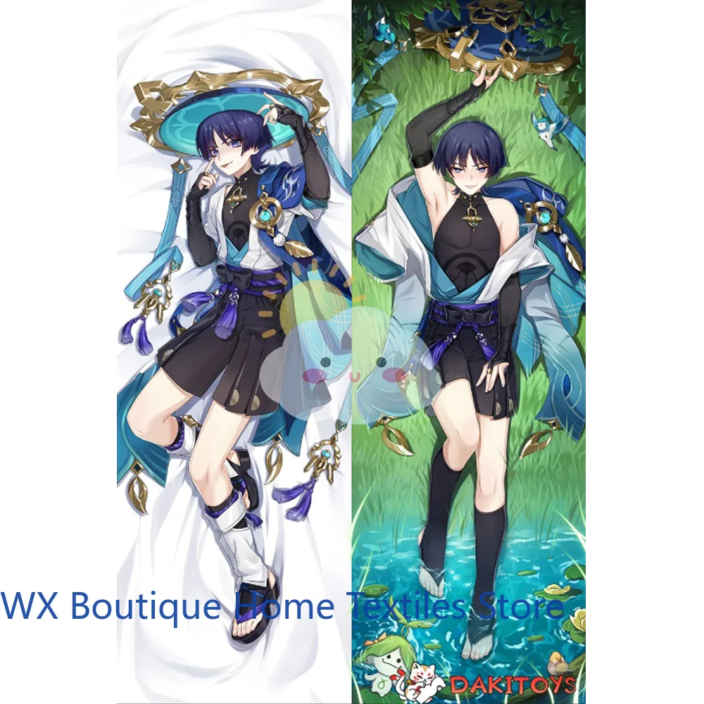 

Genshin Impact Hat Guy Kabukimono Wanderer Dakimakura наволочка для тела аниме наволочка