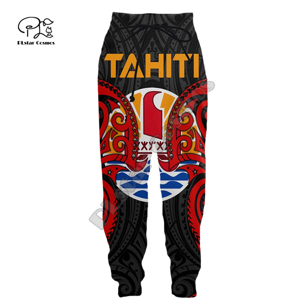 French Polynesia Tahiti Country Tribal Culture Retro Men/Women 3DPrint Harajuku Casual Funny Jogger Sweatpants Trousers Pants X3