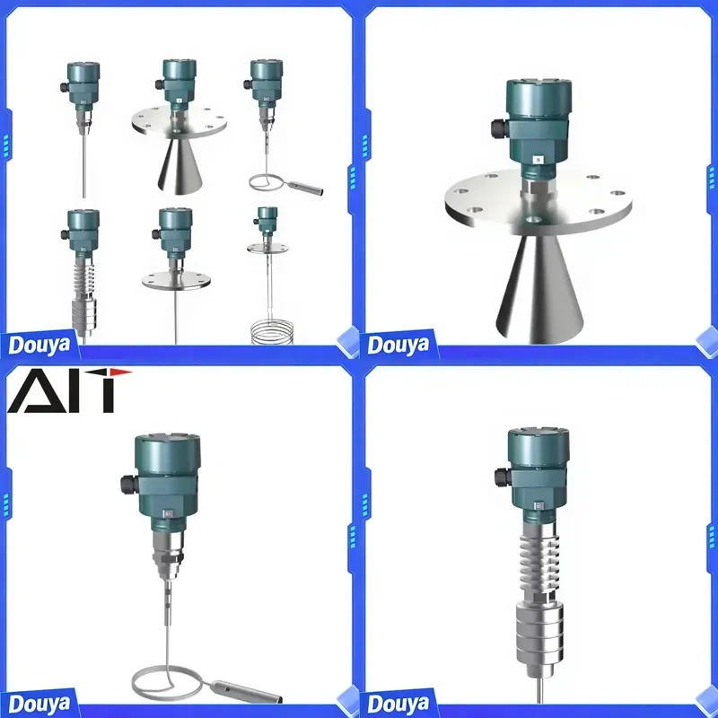 AIT ARLT30 High Temperature 3mm Accuracy IP65 4-20mA/HART Output 30 Meters Guide Wave Radar Level Transmitter Liquid Solid
