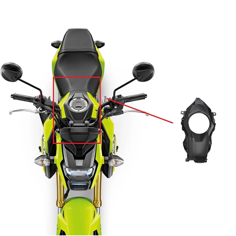 

For Honda Grom MSX125 2016-2020 Motorcycle Gas Tank Cover Fairing Fuel Tank Cover Protection Accessories Carbon Fiber