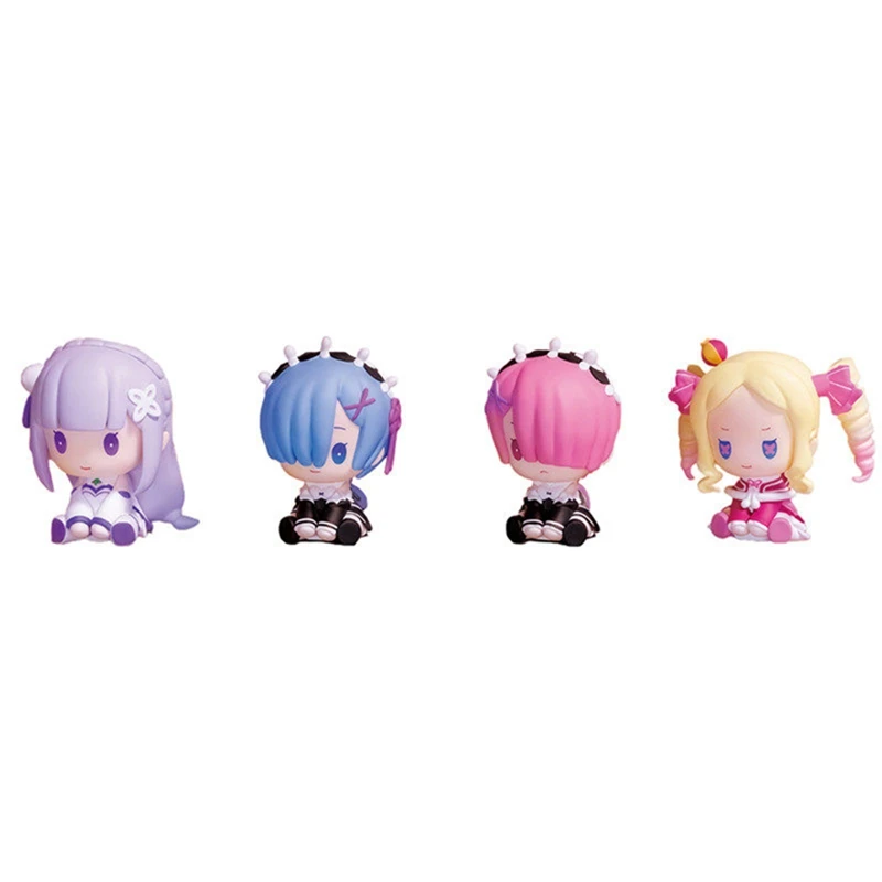 Genuine Bushiroad Re:ZERO -Starting Life in Another World- Emilia Blind Box Ram Anime Figure Rem Mystery Box Model Ornament Gift view 2