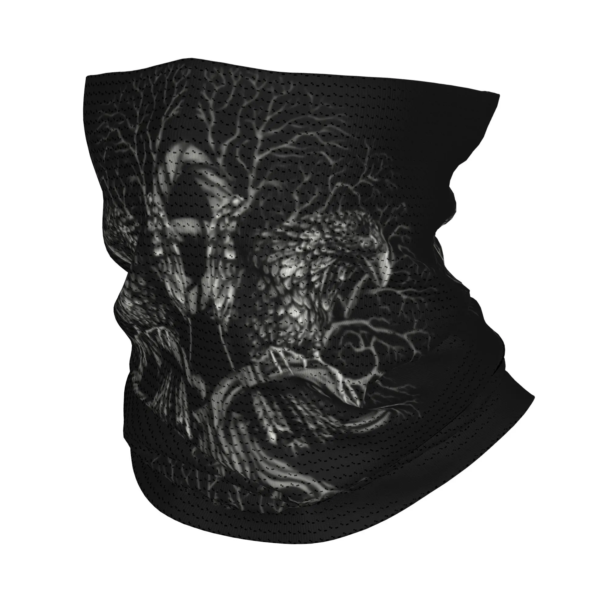 

Custom Tree Of Life Yggdrasil With Ravens Bandana Neck Gaiter for Hiking Cycling Women Men Wrap Scarf Vikings Headband Warmer