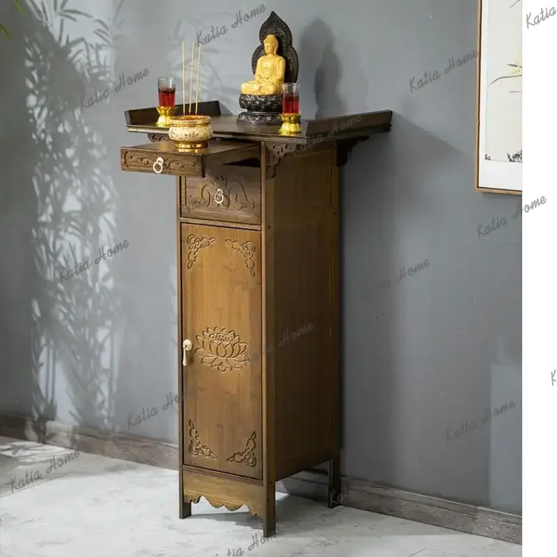 PG  offering table incense case for home bodhisattva offering table guan gong buddha statue altar buddhist niche