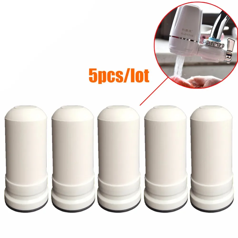 

5pcs/lot WaterFilter Cartridges for kubichai Kitchen Faucet Mounted Tap Water Purifier activated carbon tap water filtros filter