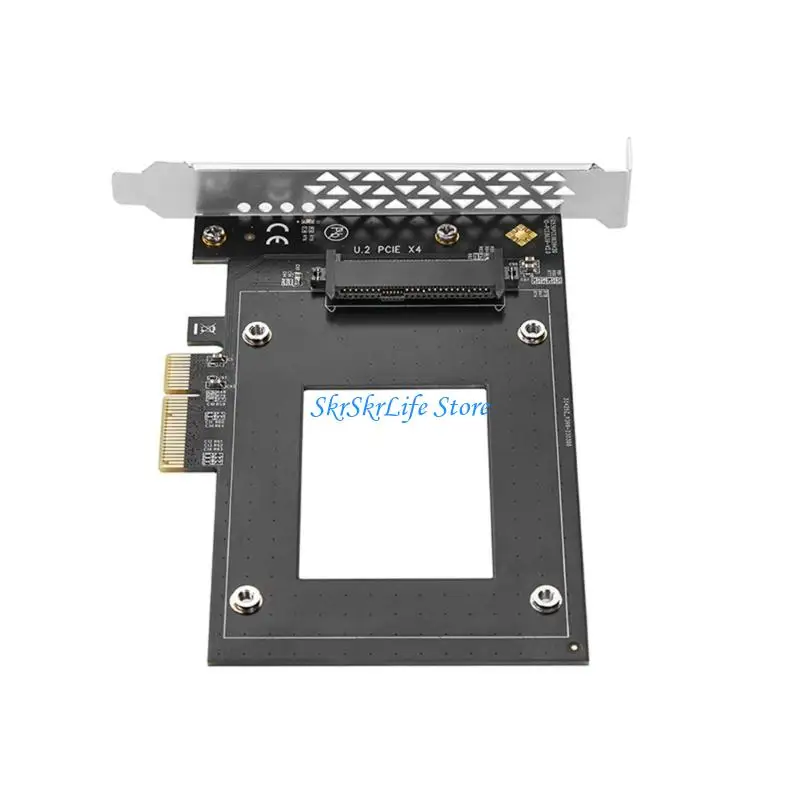 

E65E U.2 TO PCIE Adapter Riger PCI Express X16 до U.2 SFF-8639 NVME SSD Card Card PCIe Адаптер жесткого диска