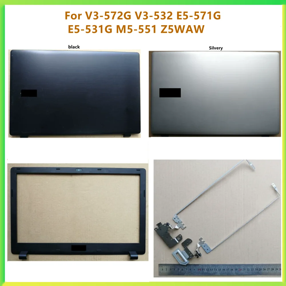 

New Laptop Back Cover Case Bezel Front Frame Cover Case For Acer V3-572G V3-532 E5-571G E5-531G M5-551 M5-551G Z5WAW Shell