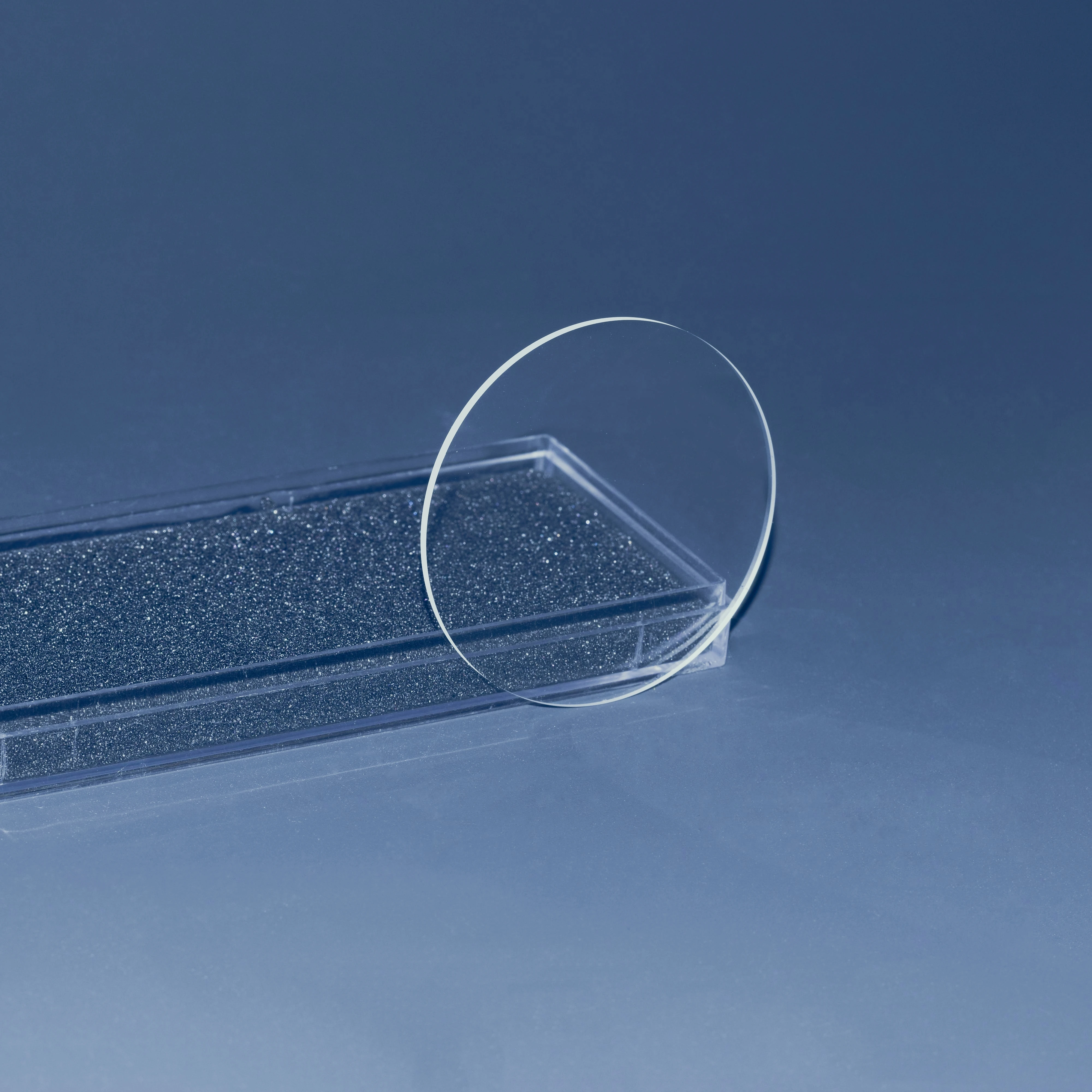 JGS1 quartz glass plate UV Grade quartz wafer fused silica window UV light pass optical glass lens D10-80mm Thickness 2mm