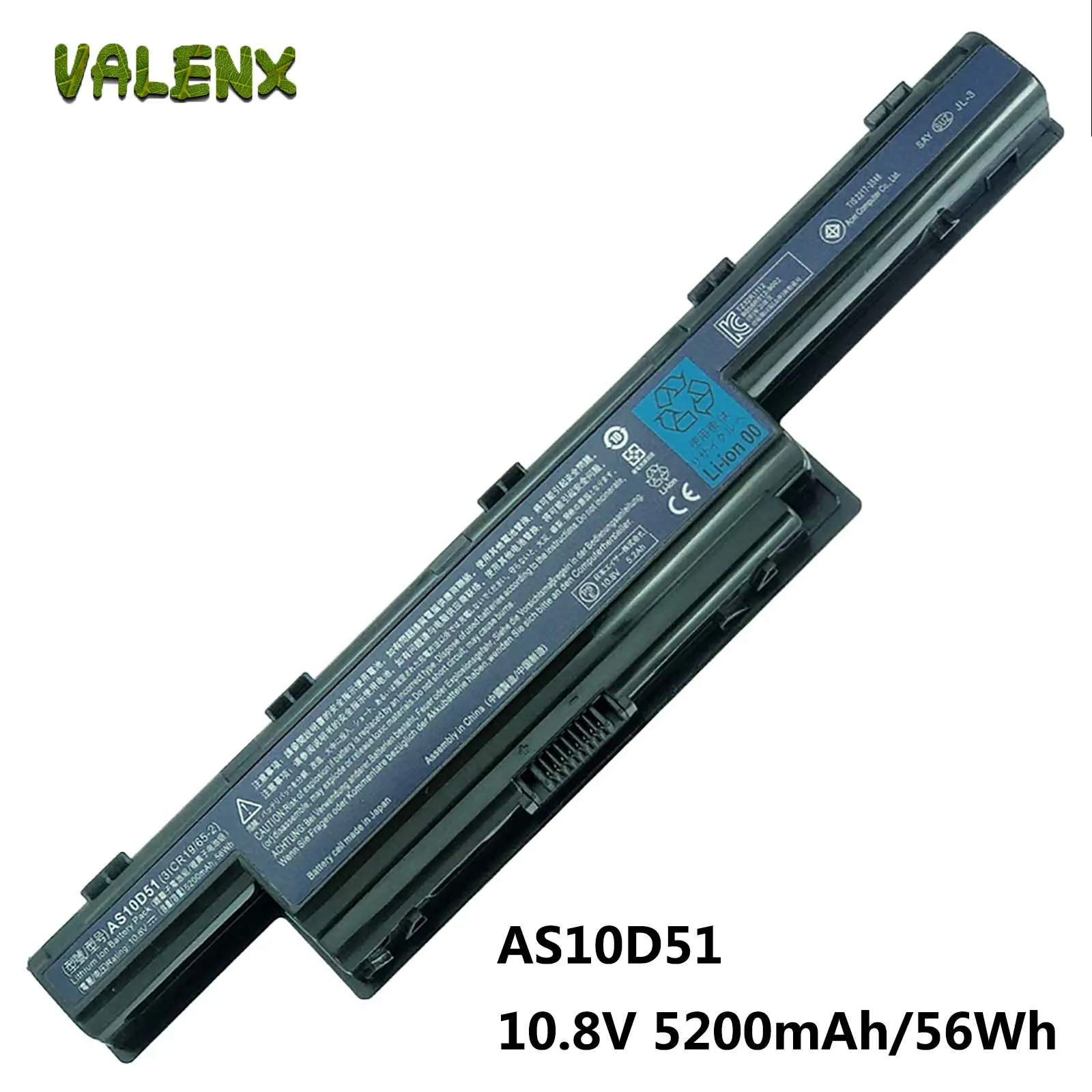 

Laptop Battery for Acer AS10D31 AS10D81 AS10D51 AS10D71 AS10D75 5750 5742 AS10D56 E1-531 5250 E1-571 5733 7741 5733 5735 5755