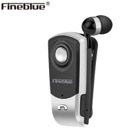 Original Fineblue F960 Headset Bluetooth V5.1 Wear Clip Business Earphone Driver Retractable Vibrating Hands Free Headphones MIC