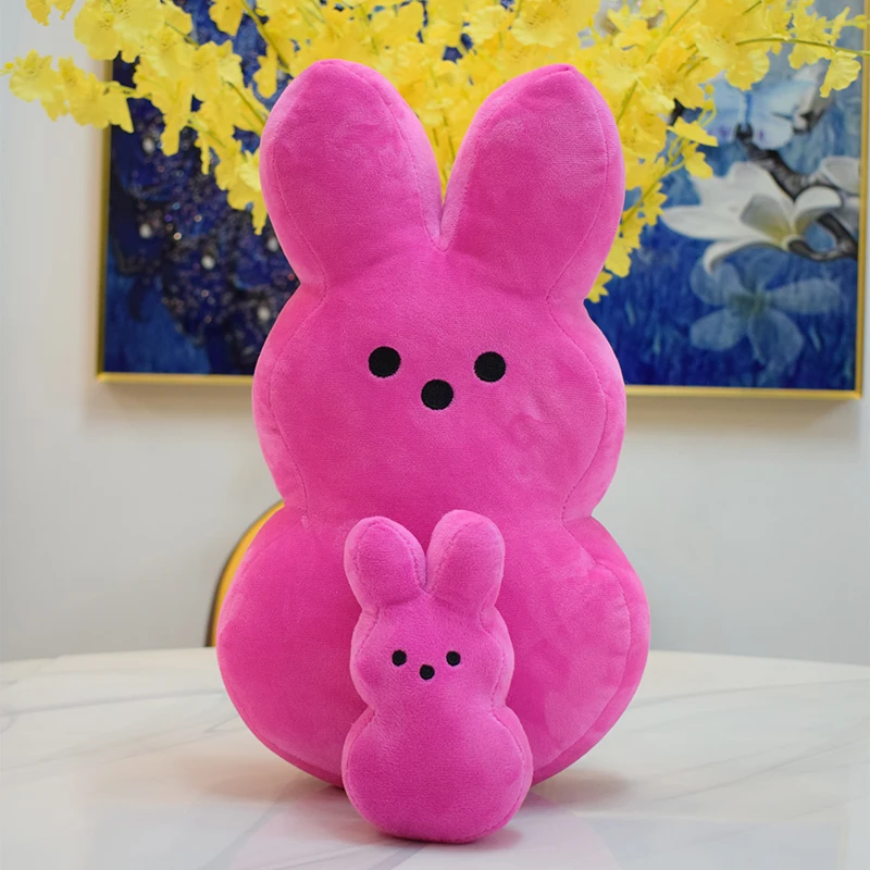 50cm 15cm Peeps Plush bunny rabbit peep Easter Toys Simulation Stuffed Animal Doll for Kids Children Soft Pillow Gifts girl toy