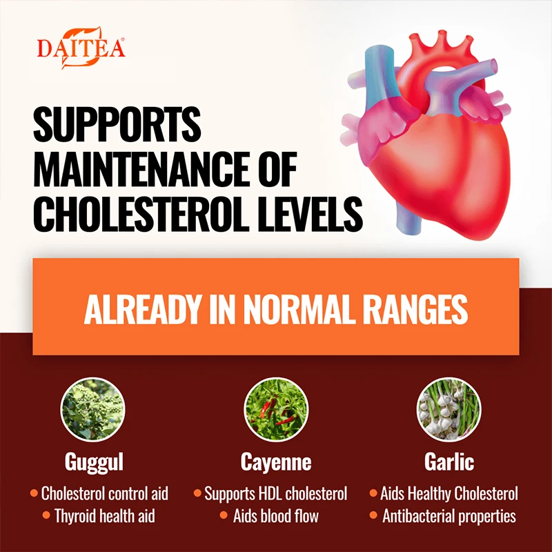 Cholesterol Support Supplements - Supports Cholesterol, Triglycerides, LDL, Naturally Raises HDL, Natural Heart Health Capsules