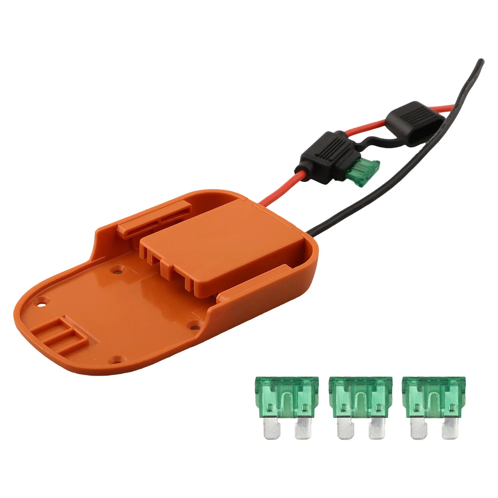 

1set Battery Adapter With Fuse Switch For Ridgid For AEG 18V Battery Dock Power Connector 14AW Wires Adapter Tools Spare Parts