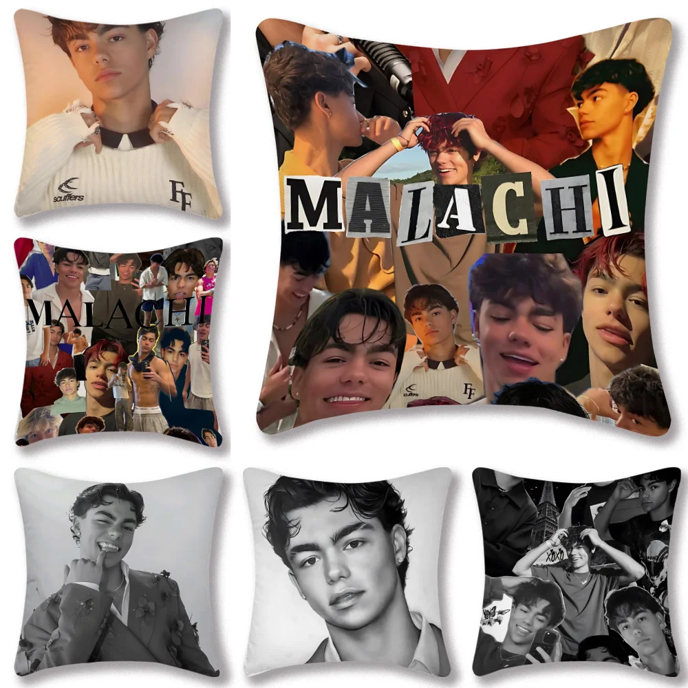 Actor Pillow Covers Cartoon Sofa Decorative Home Double-sided Printing Short Plush Cute Cushion M-Malachi B-Barton Cover