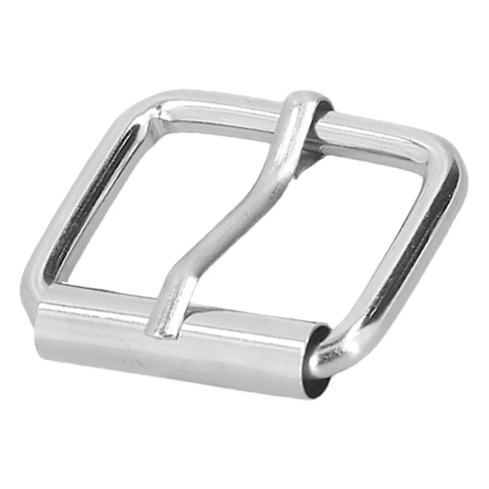 50pcs Versatile Use 3.5x25x20mm Size Roller Pin Buckle Silver Metal Tri-Glide Buckle Adjustable Pin Buckle For Leather Crafts