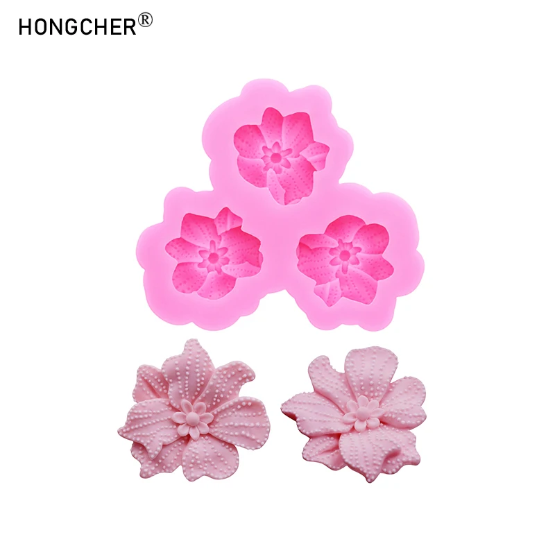 Polka Dot Floral Rose Silicone Molds for Phone Cases Resin Jewelry Drip Resin Molds Handmade Chocolate Fondant Cake Baking Molds