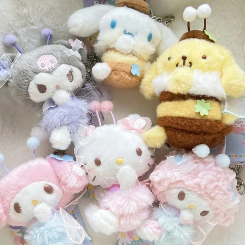 سانريو الهمس زهر الميدان كورومي سينامورول KT بلدي ميلودي أفخم المفاتيح kawaii زهرة الميدان كيتي دمية ناعمة حقيبة العرافة هدية