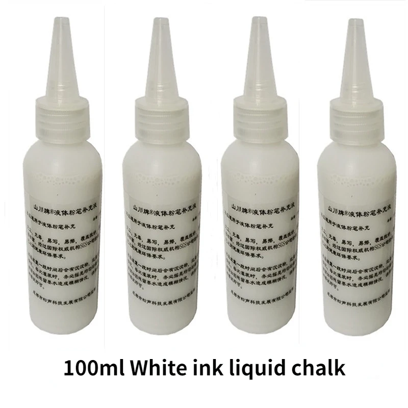 GXIN G-512 10PCS Liquid Chalk Markers Wipe-Clean Whiteboard Pen with Film-forming Inks For Non-Fade Writing on Matte Surfaces.