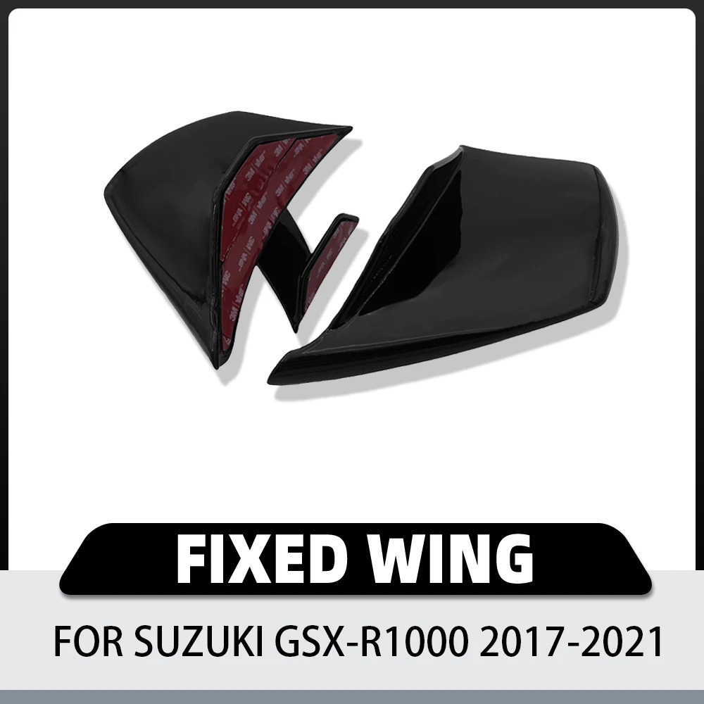 

Motorcycle Fairing Accessories, Aerodynamic Fixed Spoiler Kit For Suzuki GSX-R1000 GSX1000R GSXR1000 2017-2021