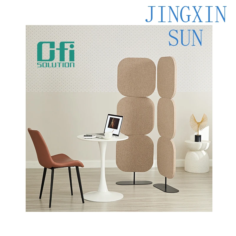ScreenOfisolution Wholesale New Design 100% PET Acoustic Panel Privacy Wrapped Space Divider For Office